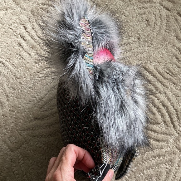 TEDDY BEAR REPUBLIC Sleepy Koala Bear Pillow Stuffy Mod Fabric Fuzzy - Picture 5 of 11